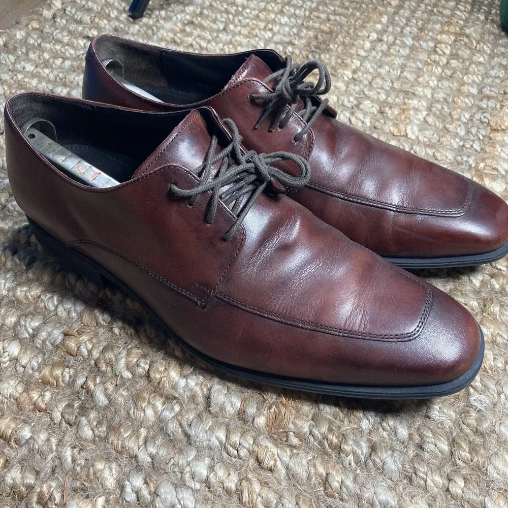 Cole Haan Brown Leather Shoe Air Dress Shoes Mens Sz 11 M‎
